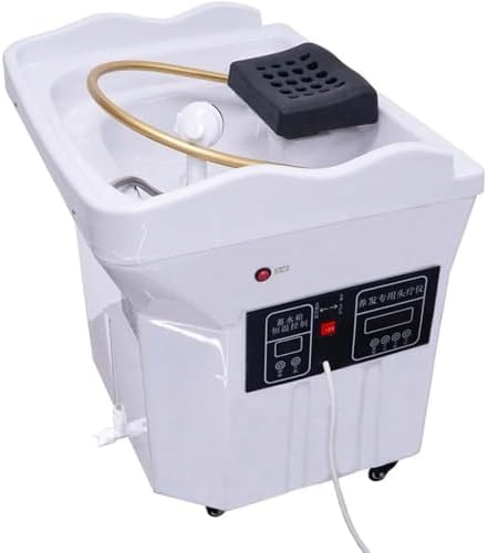Head Spa Equipment - 60L Water Storage, Thermostatic System, Removable Shampoo Basin for Salons and Spas - Water Circulation Features