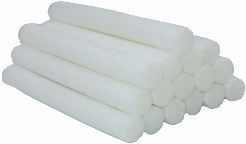 Cotton Filter Sticks 16-Pack Cotton Filter Refill Sticks Wick Replacement Sponge Filters for Portable nanum Car Humidifier essential oil Diffuser Wicks