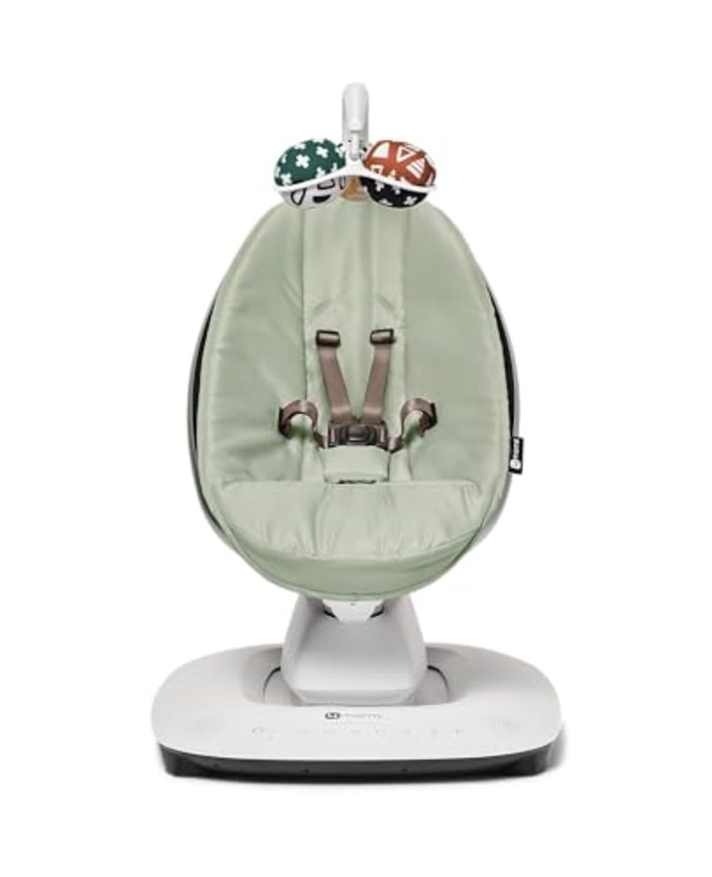 4moms MamaRoo Multi-Motion Baby Swing, Bluetooth Enabled with 5 Unique Motions, Sage