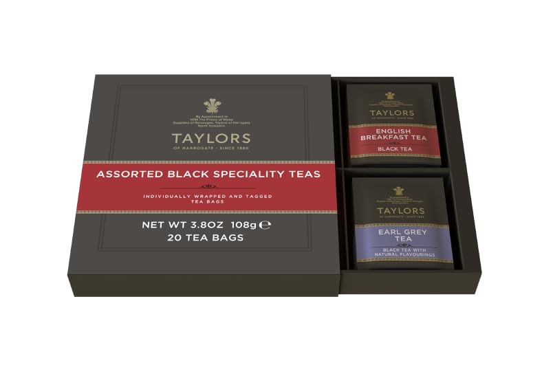Taylors of Harrogate Assorted Specialty Black Teas, 20 Count (Pack 0f 1)