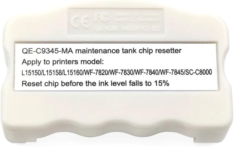 C9345 Ink Maintenance Tank Chip Resetter for Epson WF-7310 ST-C8090 ET-8500 ET-8550 EC-C7000 WF-7840 WF-7820 ST-C8000 ET-16600
