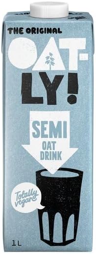 Oatly! The Original Semi Oat Drink | 1L (Pack of 6) | Plant Based | Totally Vegan | Healthy Drink | Long Life