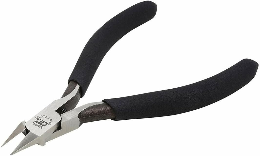 Tamiya Sharp Pointed Side Cutter For Plastic - Slim Jaw - 74123