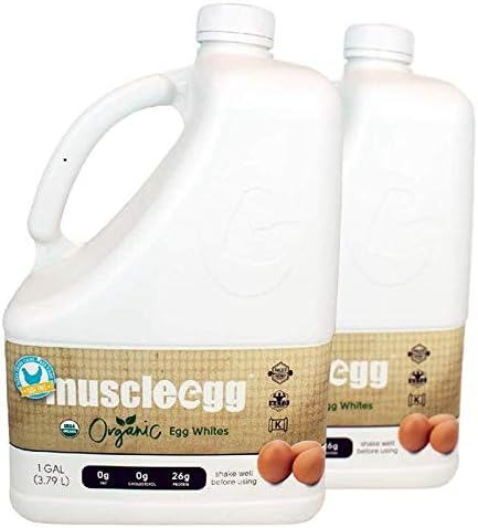 MuscleEgg 2 Gallons Plain Organic Liquid Egg Whites