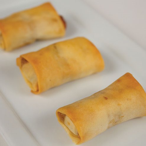 Philly Cheese Steak Spring Roll - Gourmet Frozen Appetizers (50 Piece Tray)
