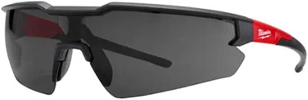 Milwaukee Anti-Fog Safety Glasses Tinted Lens Black/Red Frame 1 pc. - Case of: 1;