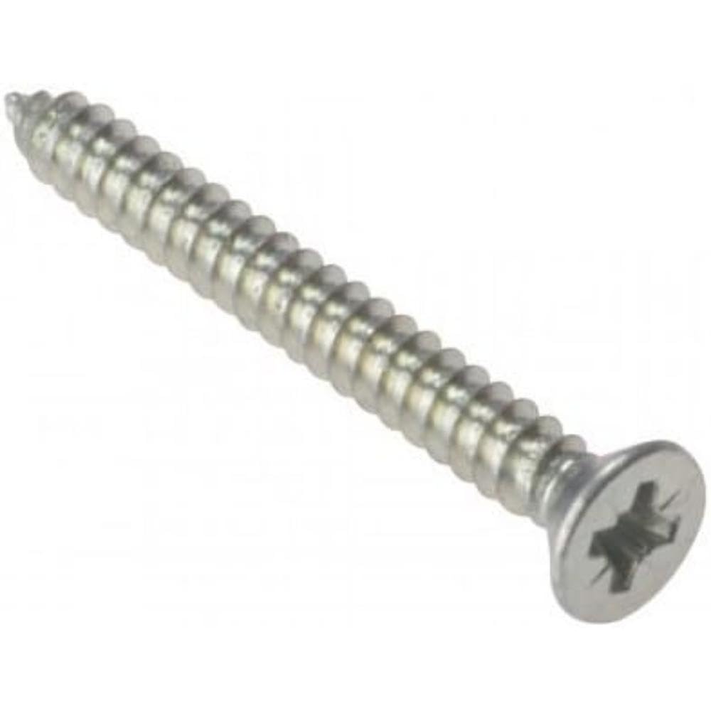 Self Tapping Screws Countersunk | 1 1/4" x 8 | Zinc Plated | Box 200