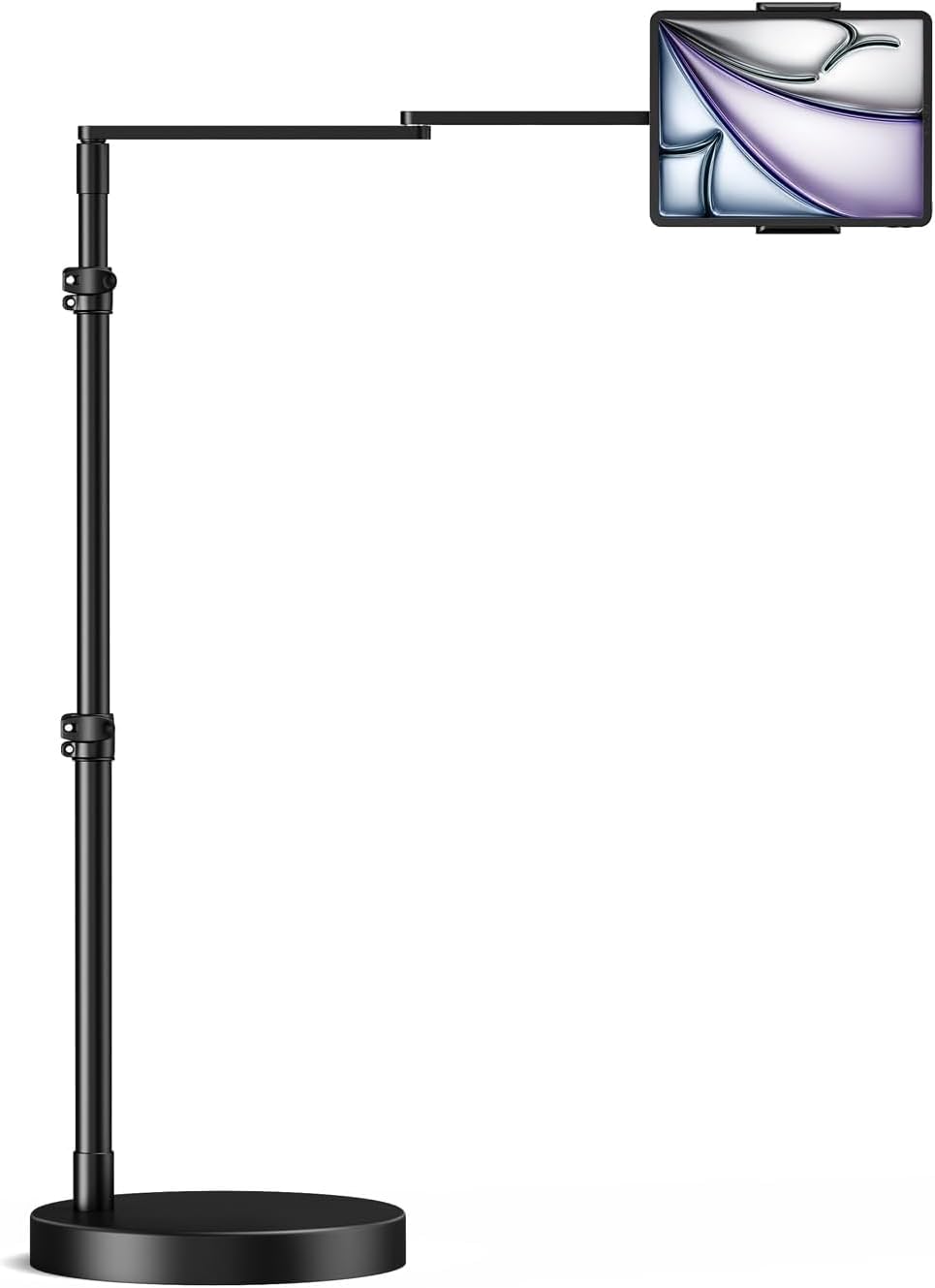 elitehood Adjustable iPad Stand Floor with Heavy Duty Base & 61cm Long Arm