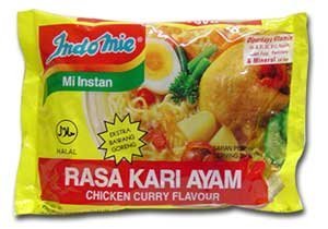 Indomie Instant Noodles Soup Chicken Curry Flavor for 10 Bags