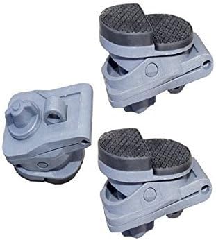 3 X CARAVAN CLAMP ON AWNING BRACKET PADS FIT ALL AWNINGS UNIVERSAL