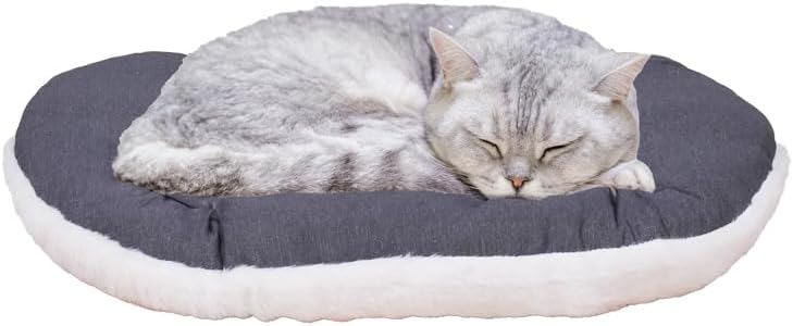 Ferplast Cat Bed, Dog Bed Washable Pet Mat Cushion in Cotton with Soft Padding, 43 x 30 cm. Brown