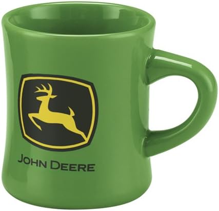 John Deere Stoneware Green Ceramic Tea Coffee Dinner Mug,10 ounce