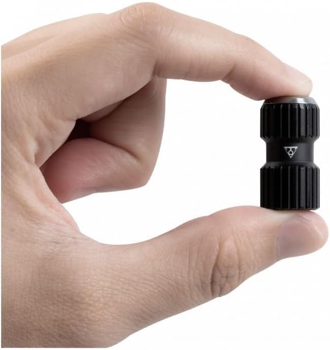 Topeak Nano AirBooster CO2 Inflator, Ultra-Compact CNC Aluminum CO2 Pump, Presta & Schrader Valve Compatible