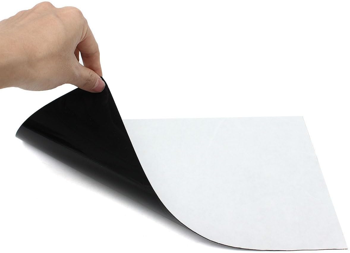 SKYPRO Non Slip Silicone Rubber Sheet 0.5x150x300mm Self Adhesive High Temp Plate Mat Cuttable Furniture Pads, Rubber Floor Protectors for Any Furniture and Appliances