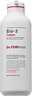 Dr.FORHAIR Bio-3 Folligen Biotin Shampoo (16.9 oz) Scalp Strengthen and Improve Volume Scalp-friendly formula (No Parabens, Silicone, Sulfates)