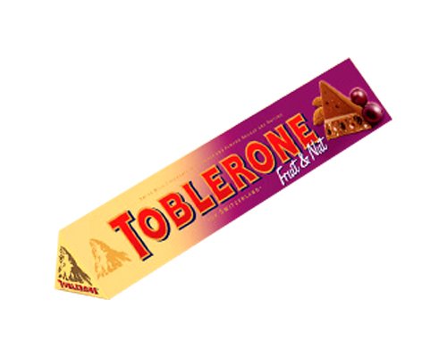 Toblerone Fruit and Nut, 3.52-Ounce Bars (Pack of 12)
