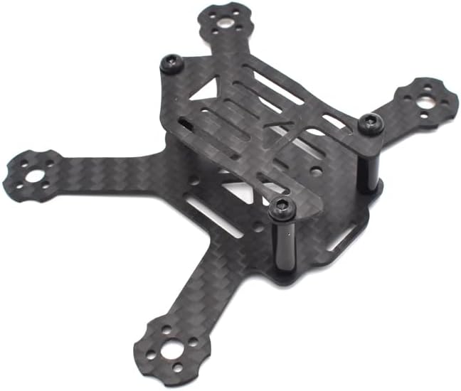 Lubosi TCMMRC Mini FPV Racing Drone Frame Kit 2-Inch BOBO95 Wheelbase 95mm 3K Carbon Fiber Sheet for Quadcopter Drones Accessories - (Color: Frame Kit)