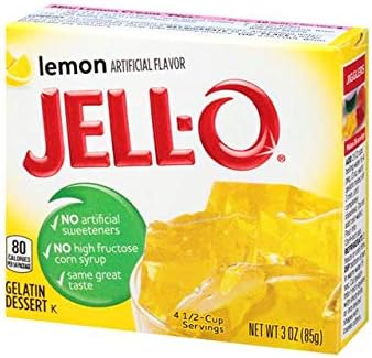 Jell-O Lemon Gelatin Dessert 3 OZ (85g)