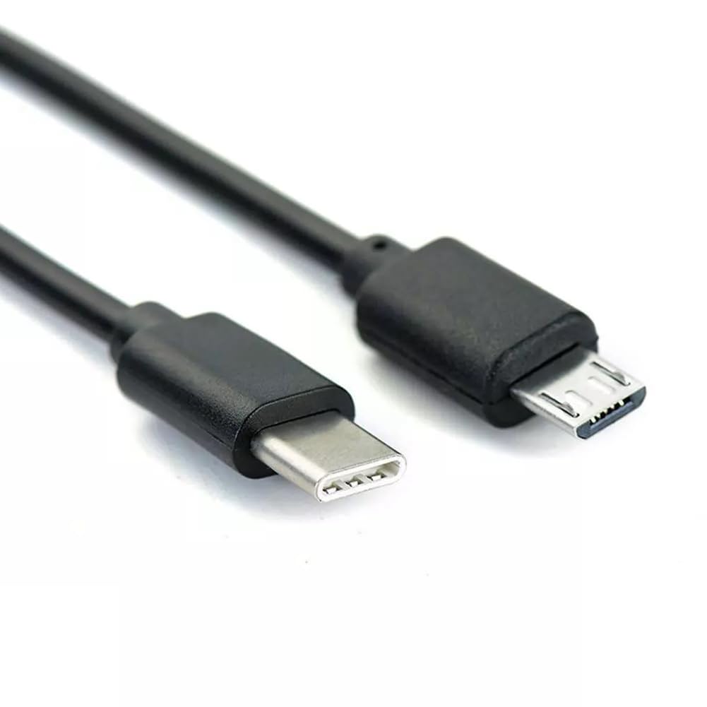 3FT USB C to Micro USB Data & Charge Cable for Old Phones, Smartphones, Cameras, Headphones - Compatible With MacBook, iPhone 15, Samsung, LG, Moto, PC/Laptop With USB C Port