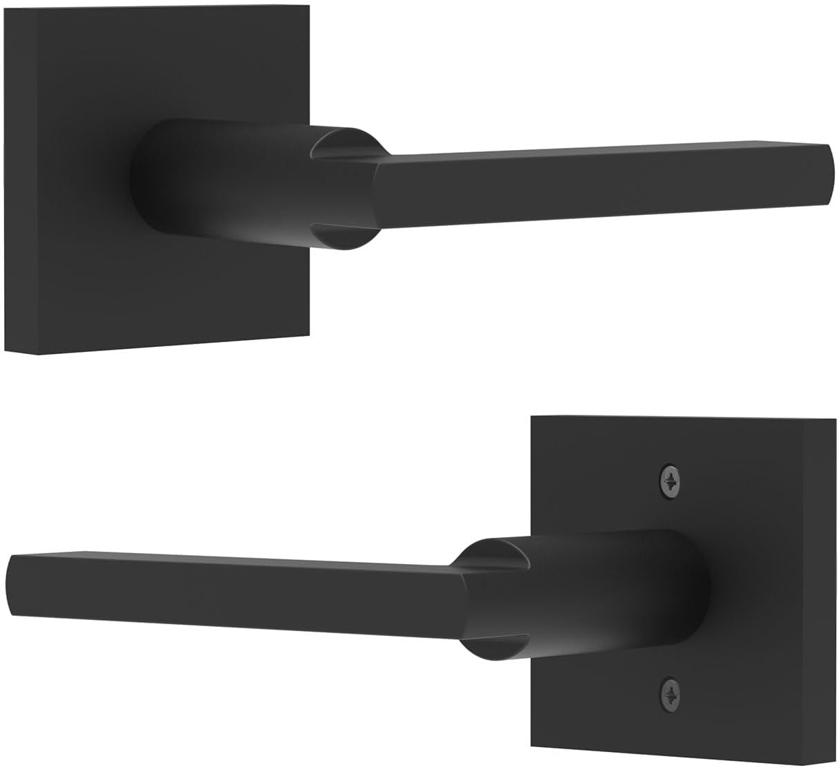 Aqara Entry Door Handle, Exterior Door Entry Handle with Door Lever, Reversible Lever Exterior for Front Entrance and Bedrooms, Non-Locking, Ideal for Modern Doors and Aqara Smart Locks