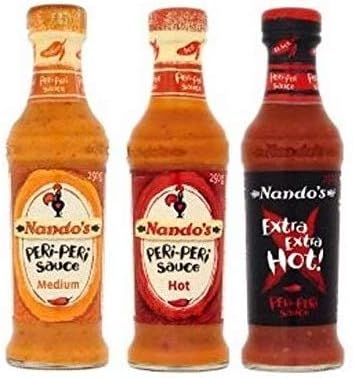 Nando's Peri Peri Sauces 125ml (Pack of 3)