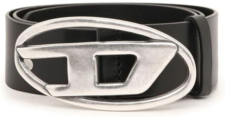 Diesel B-1DR Leather Logo Belt