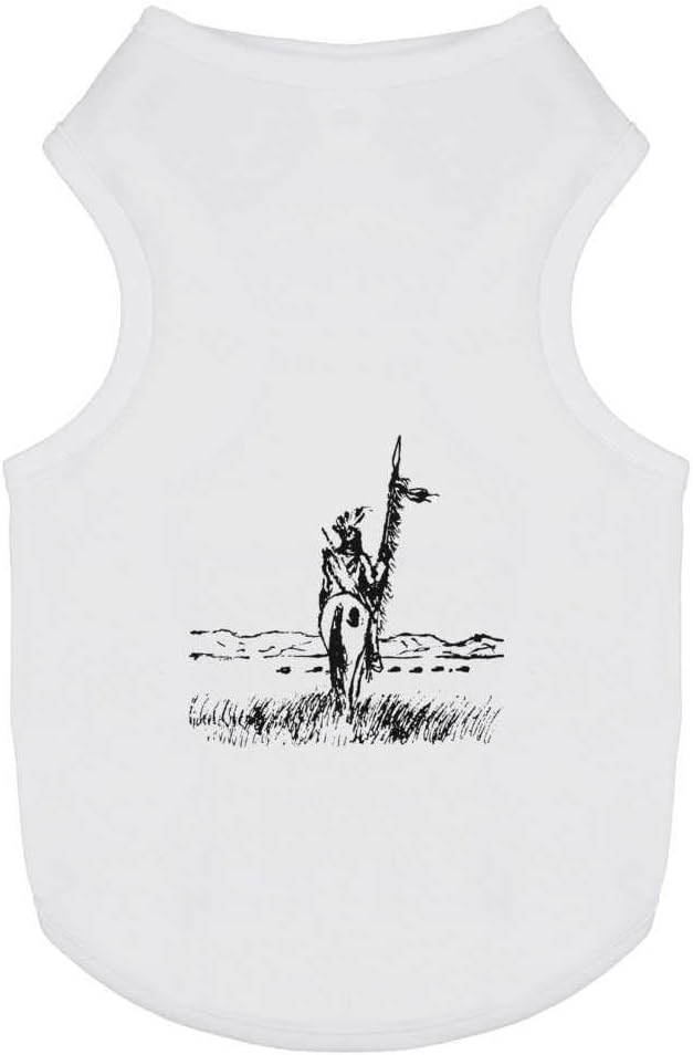 Azeeda 'Native American' Pet Dog/Cat T-Shirt, L (PT00057359)
