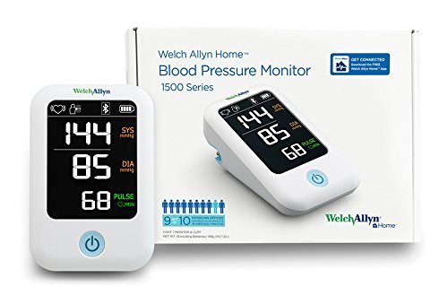Welch Allyn Home 1500 Series Upper Arm Blood Pressure Monitor with Easy Bluetooth Smartphone Connectivity RPM-BP100