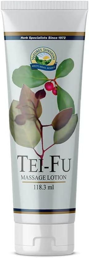 Nature's Sunshine Tei Fu Massage Lotion - 118ml Tube - Unscented, Paraben-Free, Unisex, All Ages