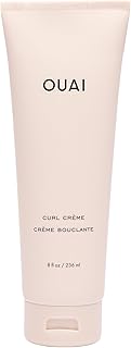 OUAI Curl Cream - Curl Defining Cream for Hydrated, Shiny Curls - Babassu and Coconut Oil, Linseed and Chia Seed Oil - Paraben, Phthalate, Sulfate and Silicone Free Curly Hair Products (8 Oz)