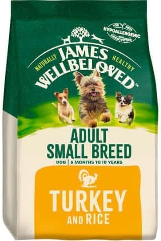 James Wellbeloved Dog Food Turkey and Rice Adult Small Breed (1.5kg)