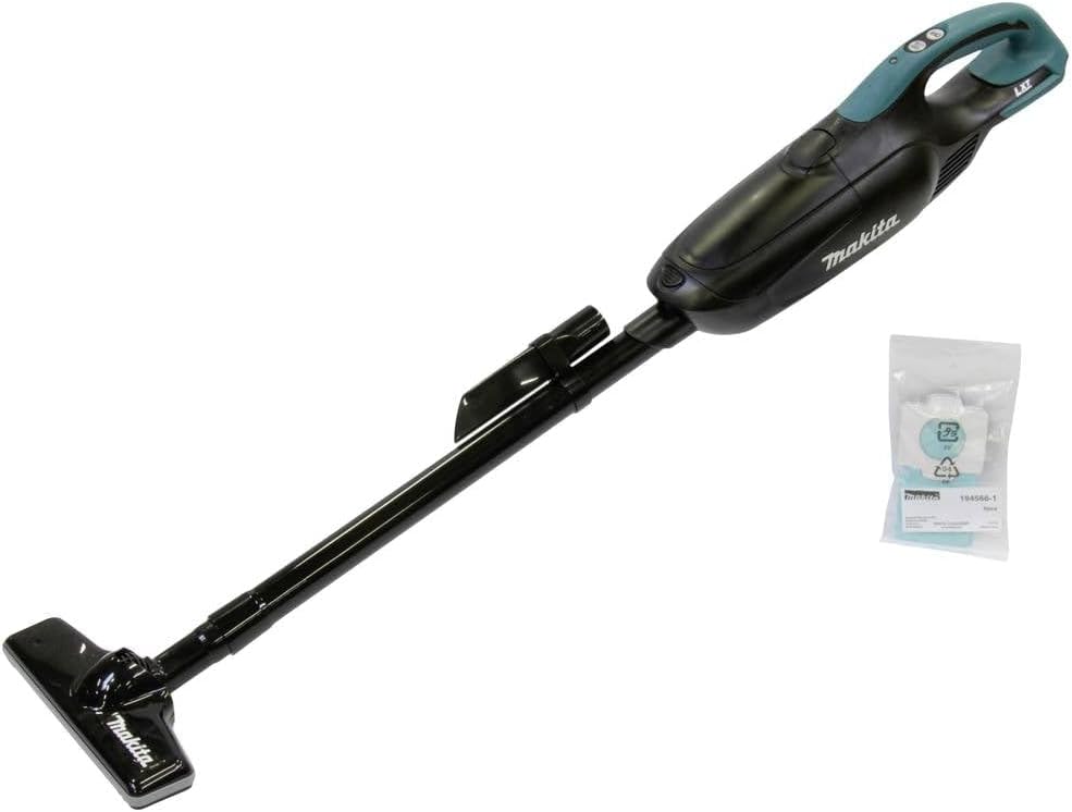 Makita DCL182 ZB DCL182ZB, Cordless Vacuum Cleaner 18 V Black 100 x 11.5 x 15 cm, 0 W, 0.33 liters, 71 Decibeles