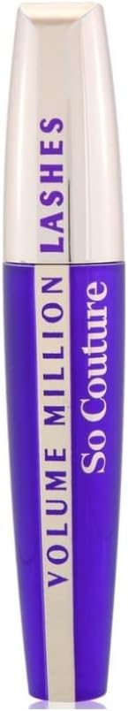 L'Oreal Paris Volume Million Lashes So Couture Mascara Black, Volume And Intensity, Leaving Lashes Soft