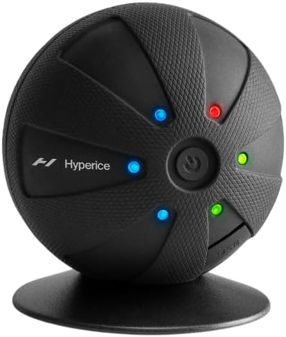 Hyperice Hypersphere Go - Vibrating Massage Ball for Muscle Recovery, Myofascial Release and Soreness Relief - Portable Fitness Massager, perfect for use at the Gym, or at Home - FSA and HSA Eligible.