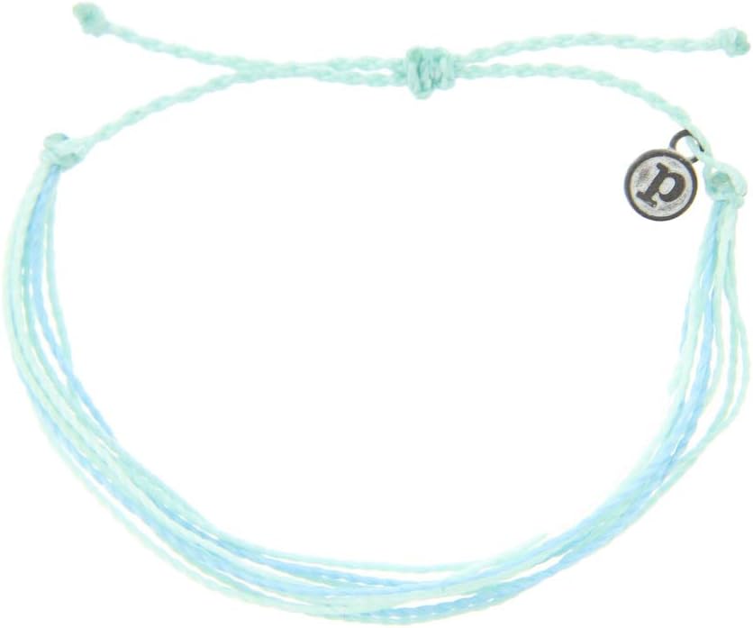 Pura Vida Jewelry Bracelets - 100% Waterproof and Handmade w/Coated Charm, Adjustable Band