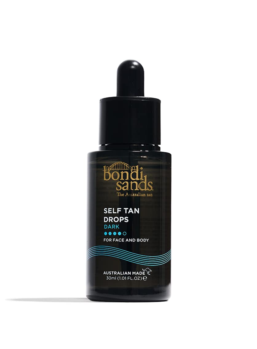 Bondi Sands Hydrating Self Tan Drops for Face and Body, 2 Shade Options, 1.01 FL OZ