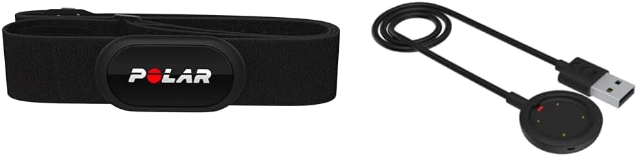 Polar H10 Heart Rate Monitor - ANT +, Bluetooth - Waterproof HR Sensor with Chest Strap - Built-in memory, Software updates - Works with Fitness apps, Cycling computers, Sports and Smart watches