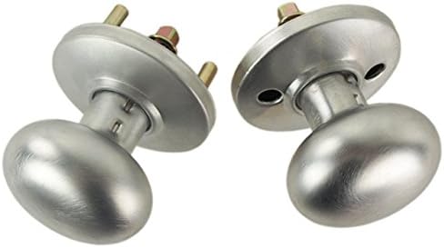 Marks USA MK22/26D Satin Chrome US26D Replacement Thru Bolted Knobs for Marks 22AC Ornamental Iron Gate Door Mortise Locksets