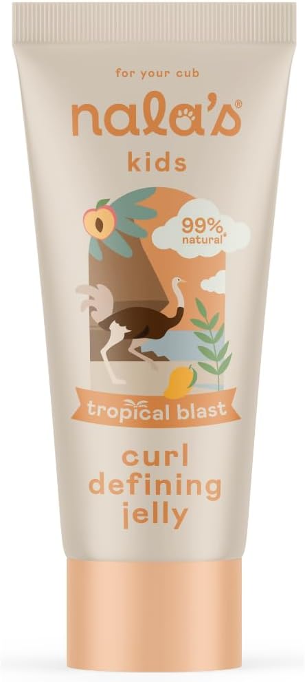 Nala's Kids Tropical Blast Curl Defining Jelly| Allergen-Free Tropical Fragrance | 99% Natural | Dermatologically-tested and Paediatrician-approved | Vegan | 150ml | Nalas Kids