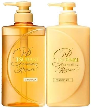 TSUBAKI Premium Repair Shampoo and Conditioner Hair Care Set 490ml+490ml（No Box）