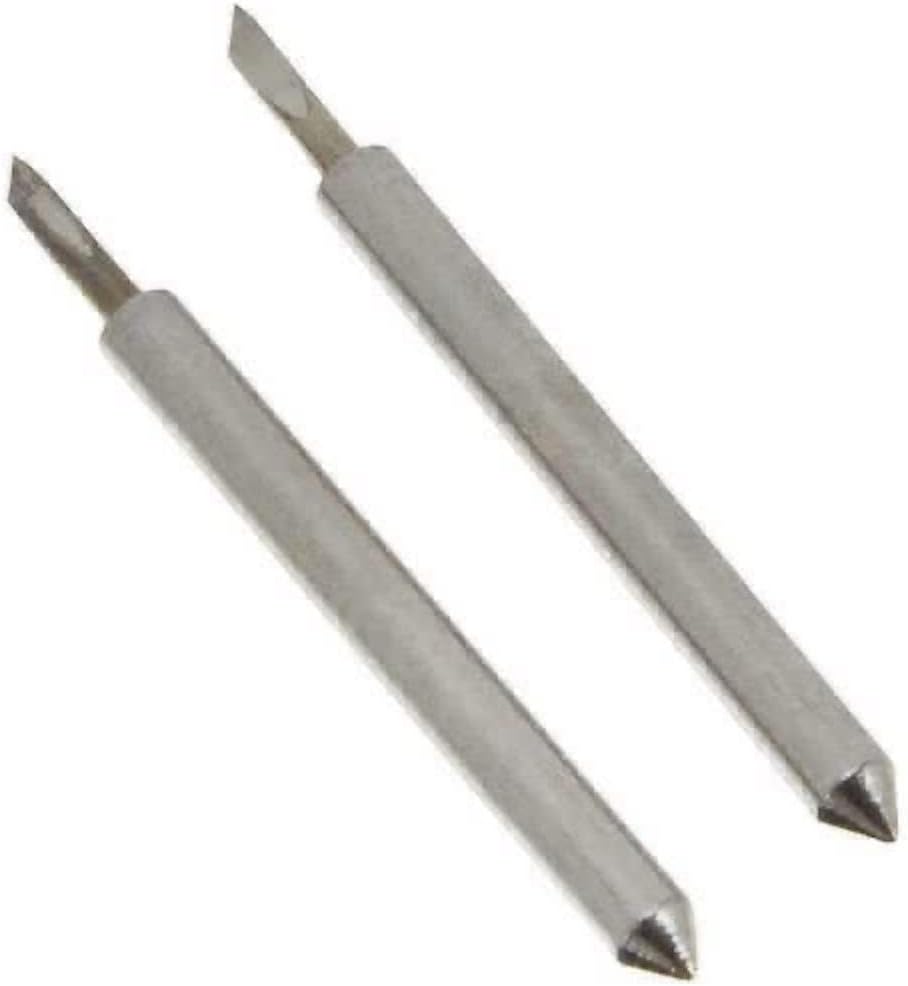 Cricut Fine-Point Replacement Blades, Iron, Metal, 23 mm x 2 mm (2 ct)