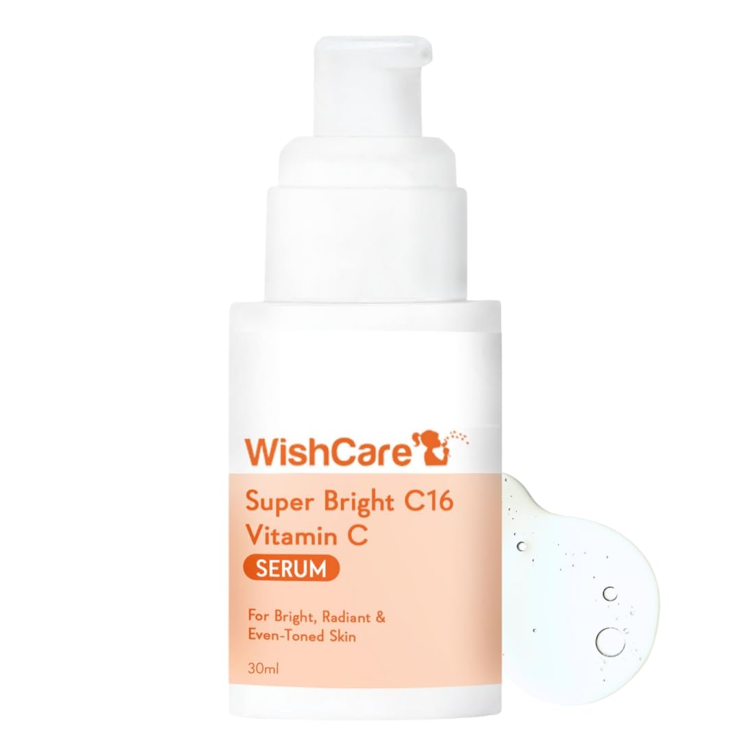 WishCare Vitamin C Face Serum with Niacinamide, Ferulic Acid & Botanical Extracts – Serum for All Skin Types, 30ml