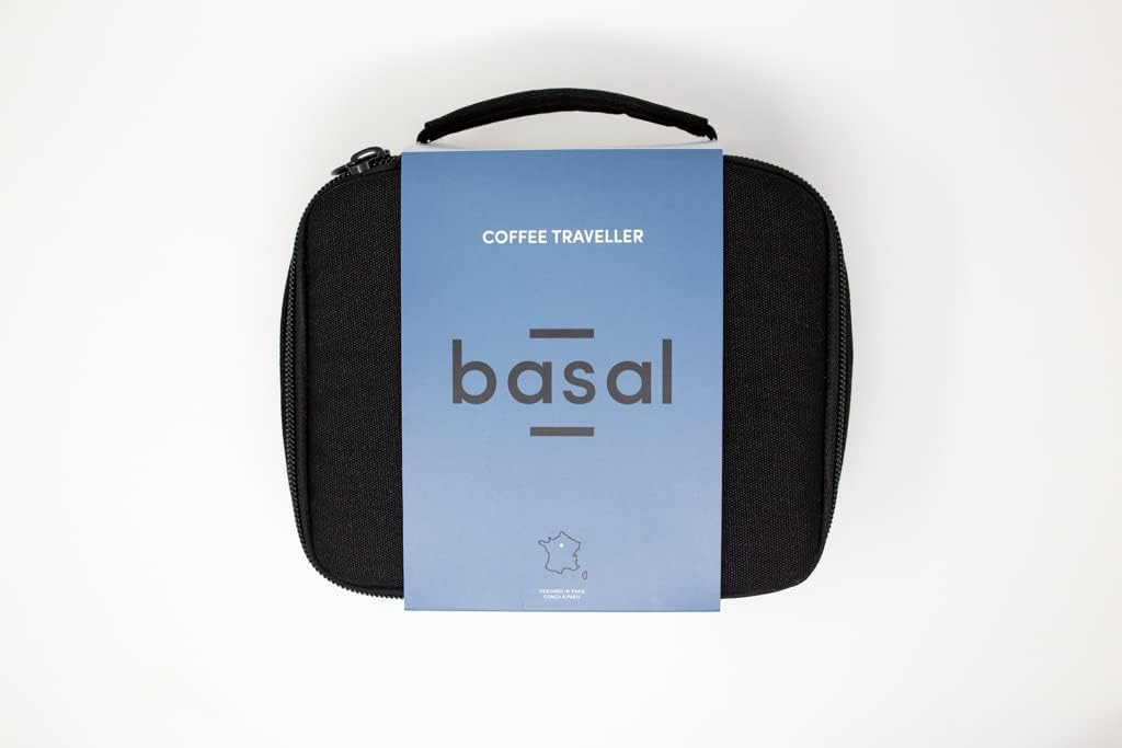 Basal Coffee Traveller Kit for AeroPress/Drip/v60/Kalita/Pour Over Equipment (Black)