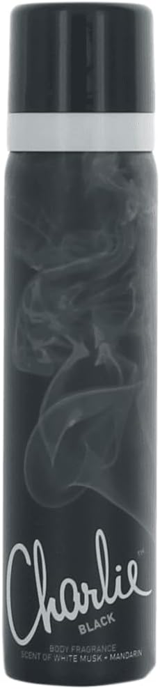 CHARLIE Black Perfumed Body Fragrance 75 ml