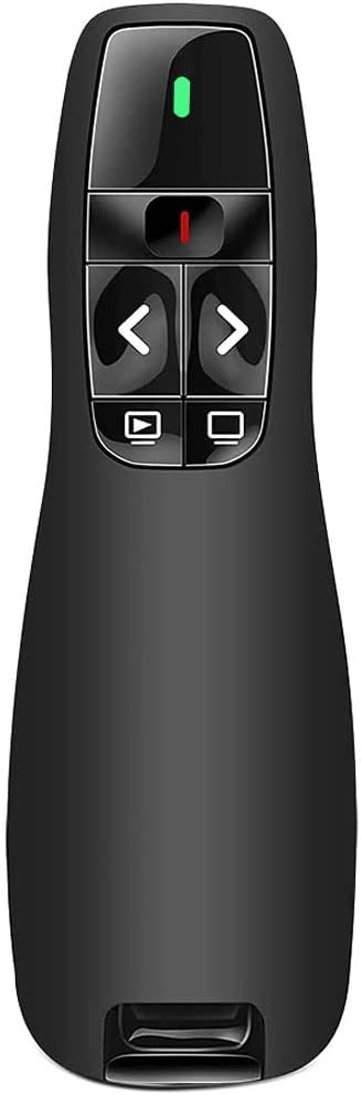 Wireless Presenter Remote Clicker for PowerPoint Presentation Remote, RF 2.4GHz PPT PowerPoint Clicker Presentation Pointer Google Slide Advancer for Mac, Computer, Laptop