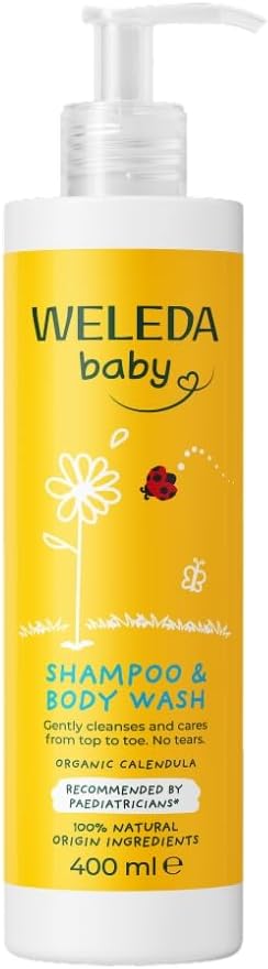 Weleda Baby Calendula Shampoo & Body Wash Sensitive 400 ml Large Size