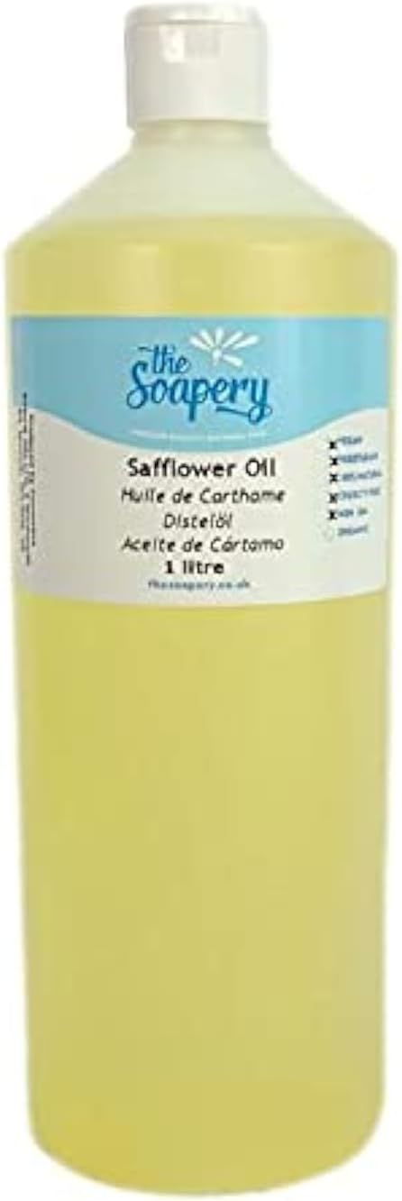 Safflower Oil 1 litre - Refined 100% Pure Carrier Oil