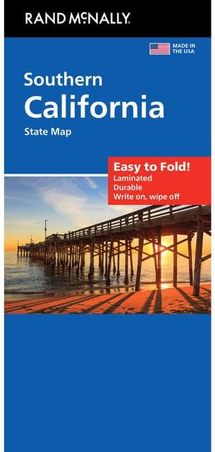 Rand McNally Easy to Fold: California South Laminated Map