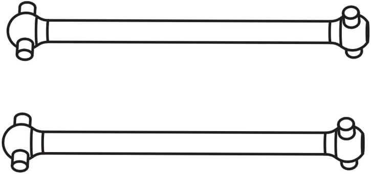 Rear Dog Bone Drive Shaft Spare Part for 1:14 RC Car (NO.X09-1011)