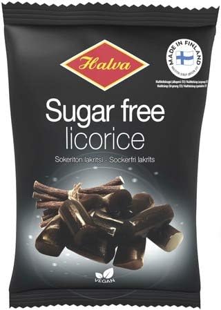 Halva Sugar Free Liquorice 2 Packs of 90g